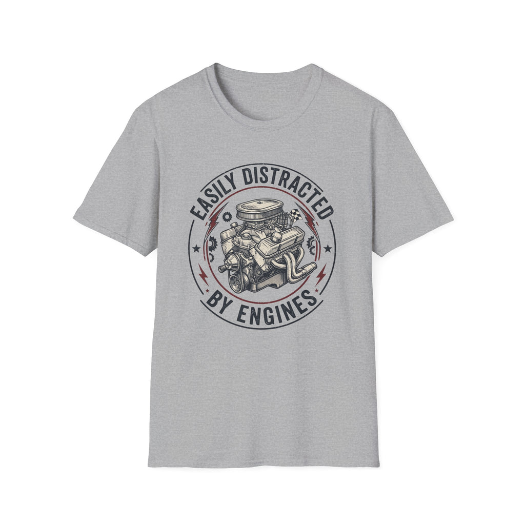 Distracted by Engines T-Shirt