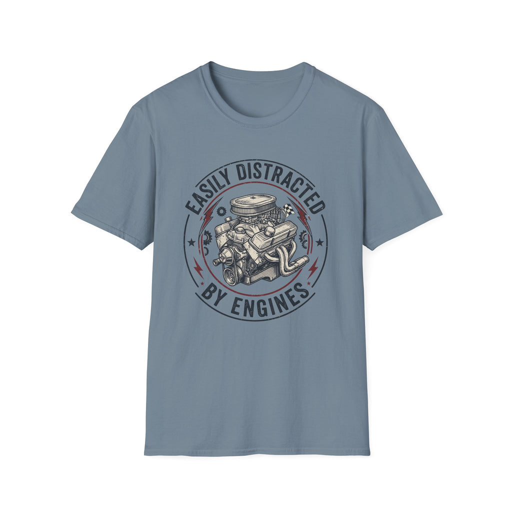 Distracted by Engines T-Shirt