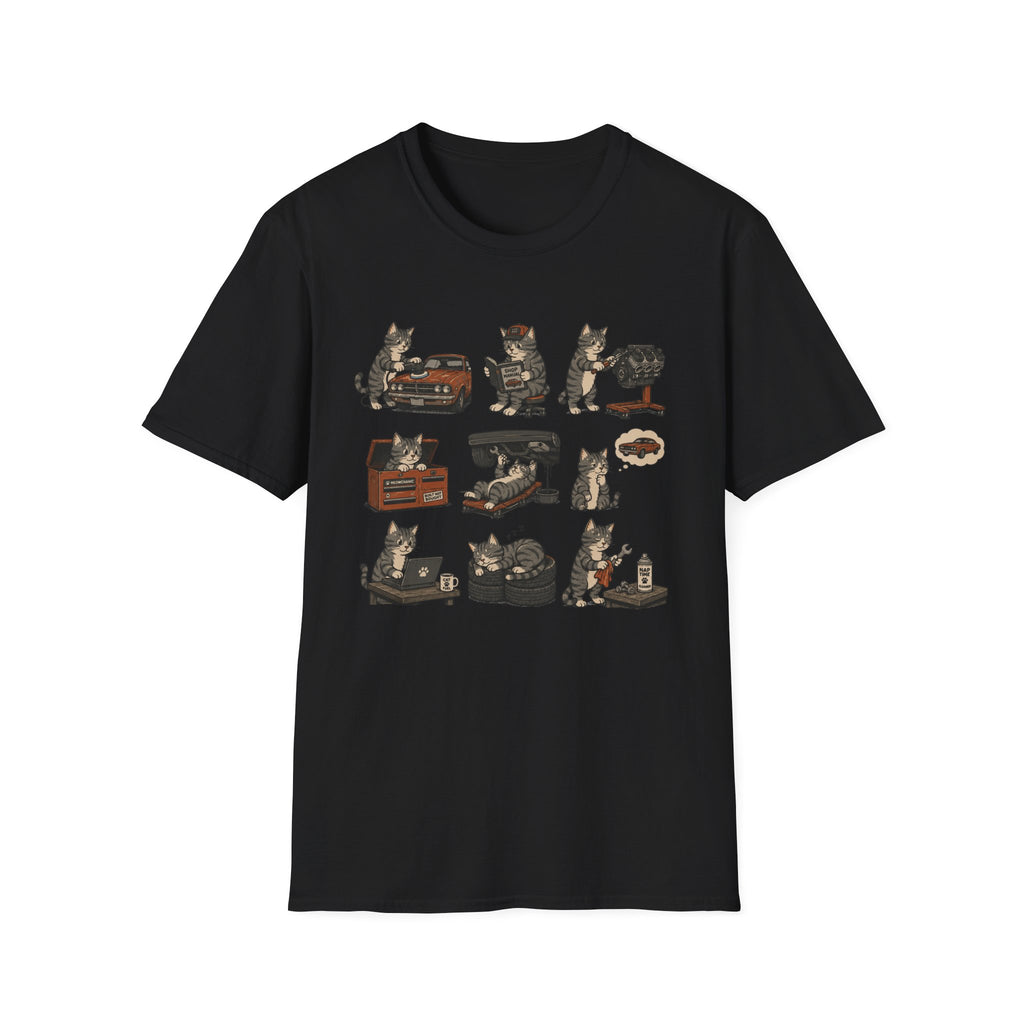 Mechanic Cat T-Shirt
