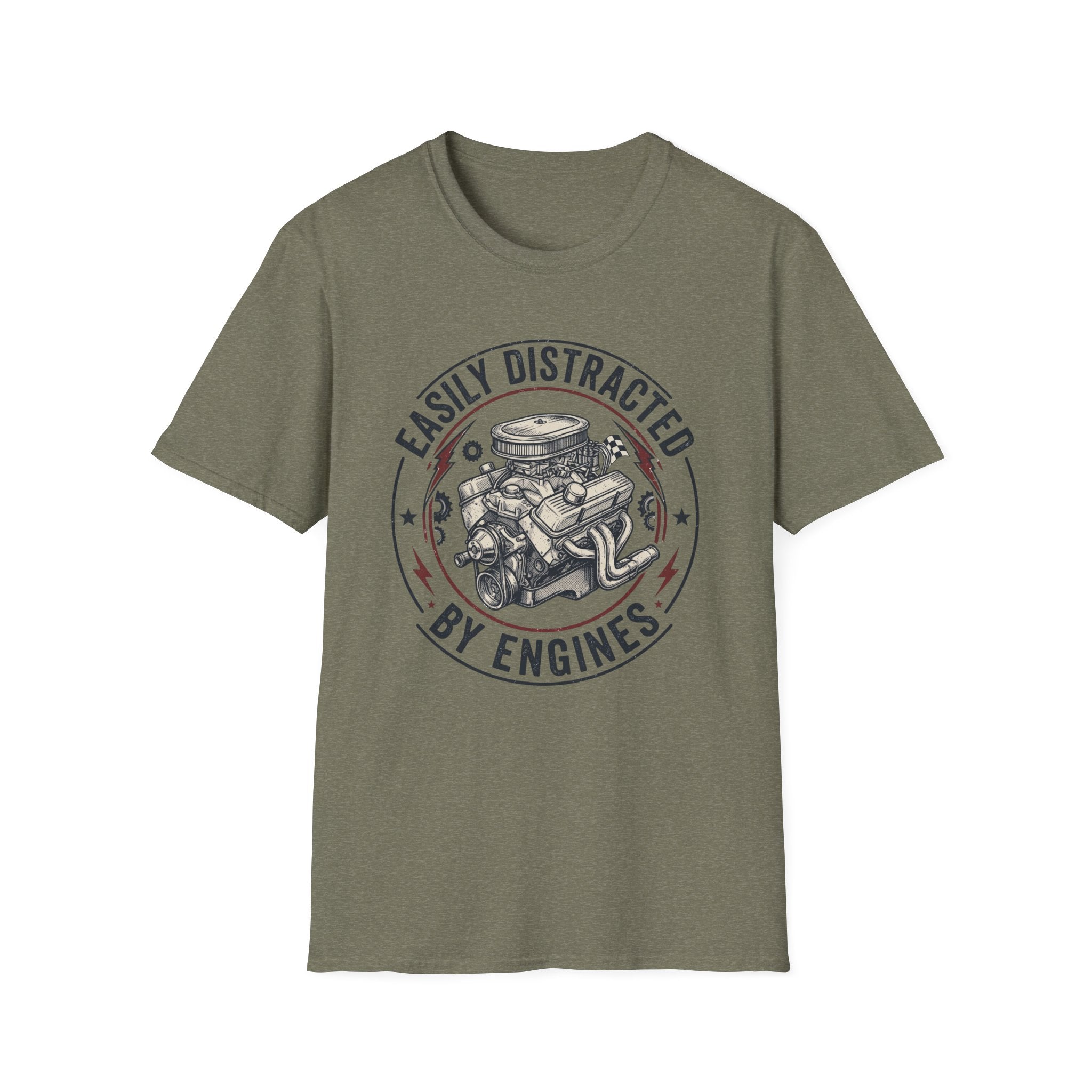 Distracted by Engines T-Shirt