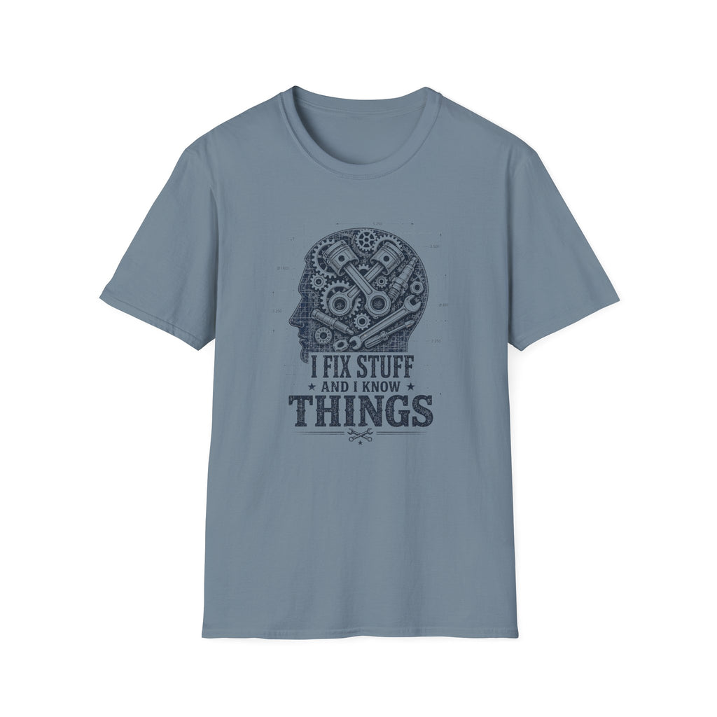 I Know Things Blueprint T-Shirt