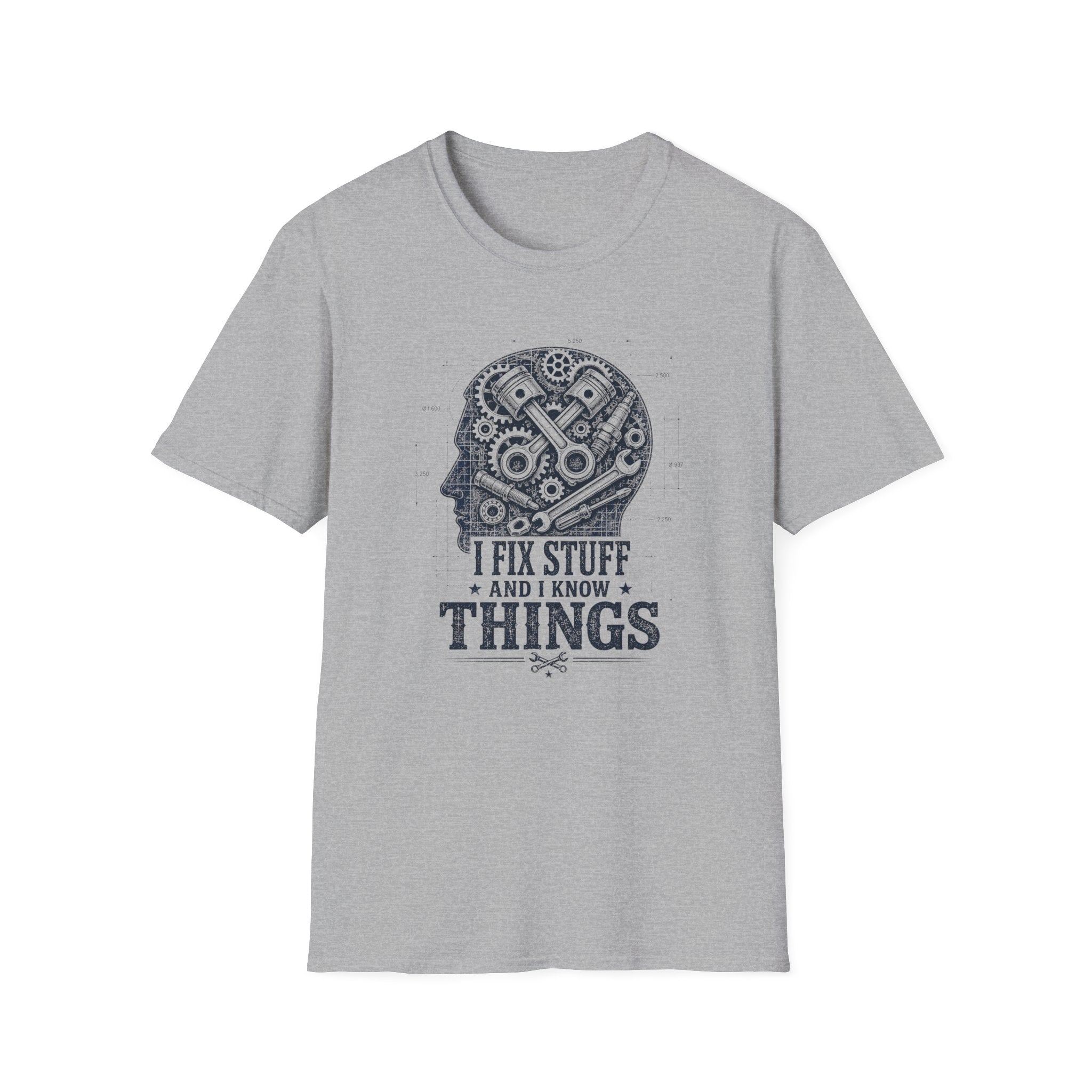 I Know Things Blueprint T-Shirt