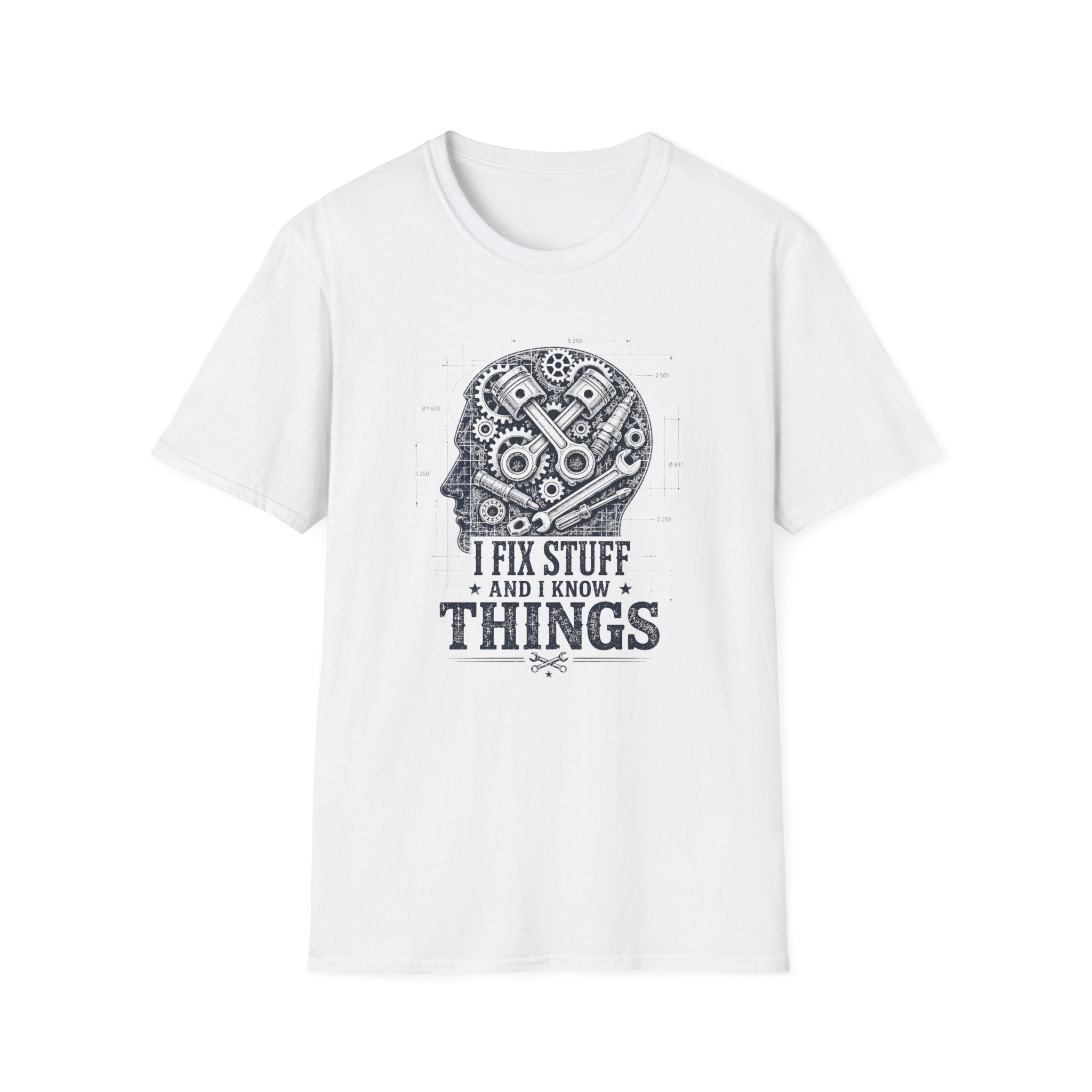 I Know Things Blueprint T-Shirt