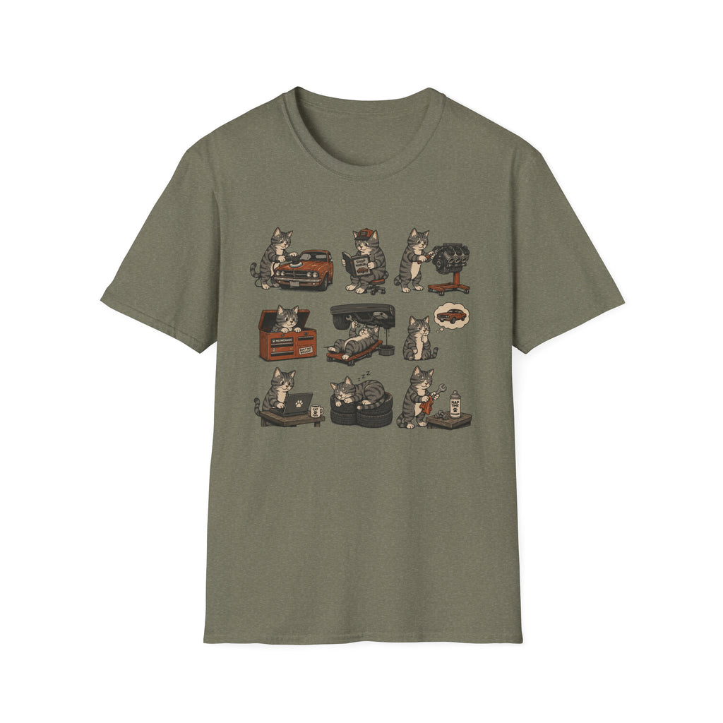 Mechanic Cat T-Shirt