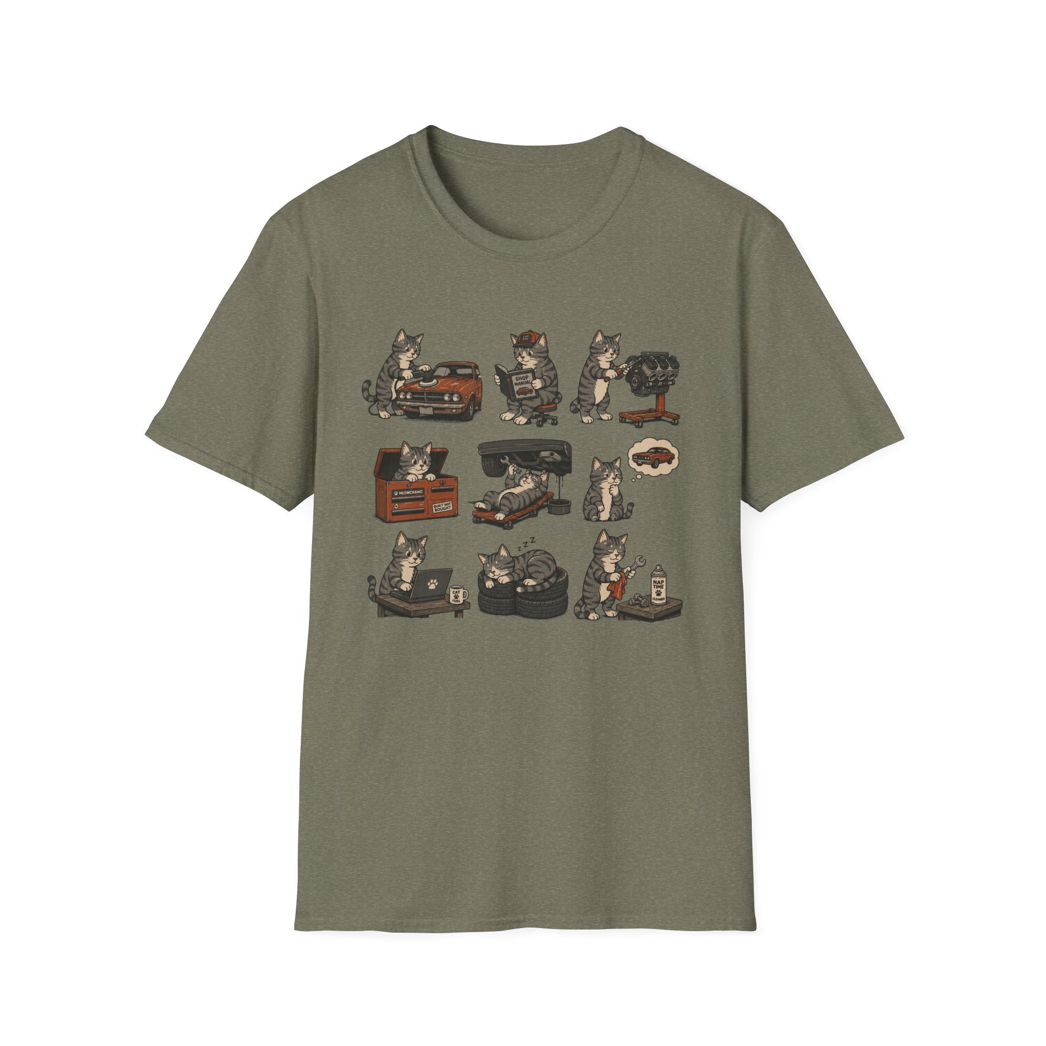 Mechanic Cat T-Shirt