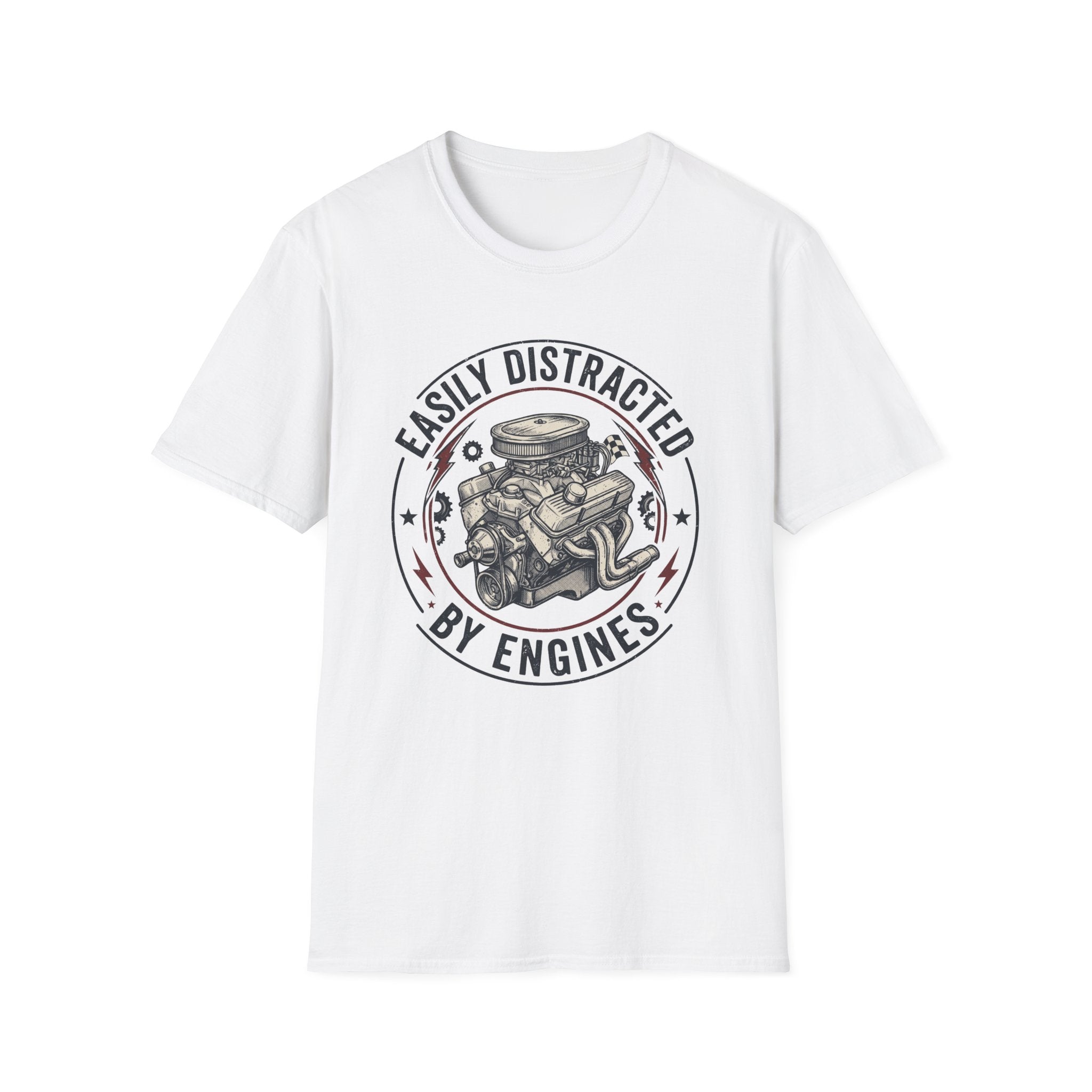 Distracted by Engines T-Shirt