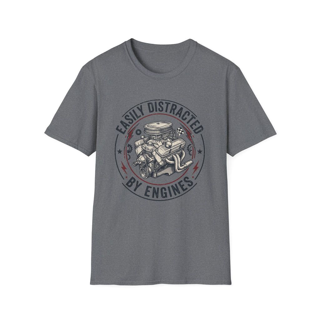 Distracted by Engines T-Shirt