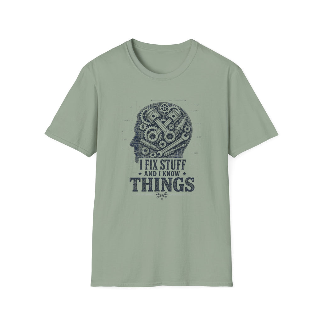 I Know Things Blueprint T-Shirt