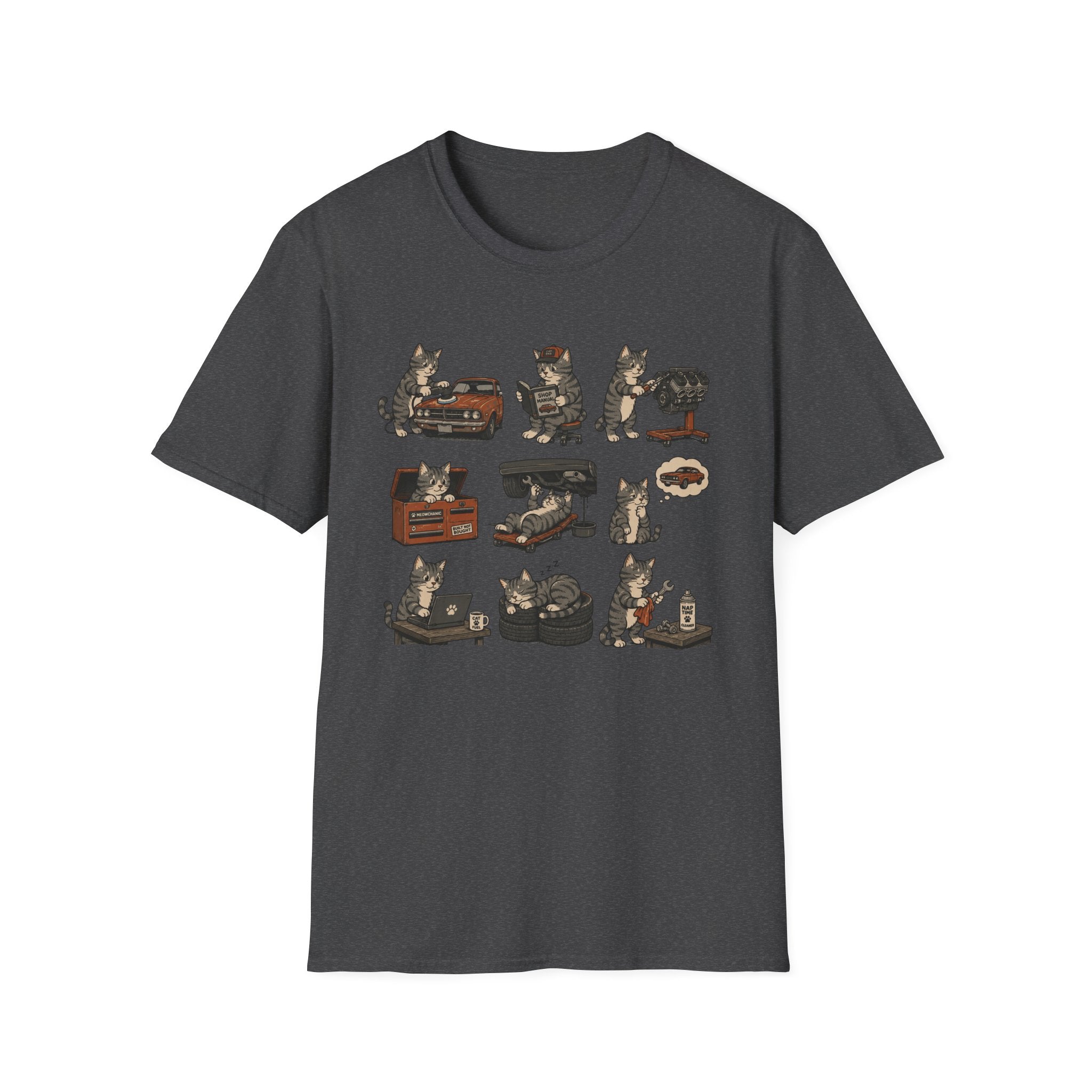 Mechanic Cat T-Shirt