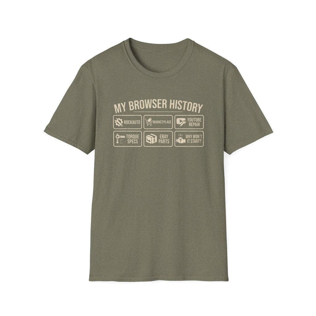 Browser History T-Shirt
