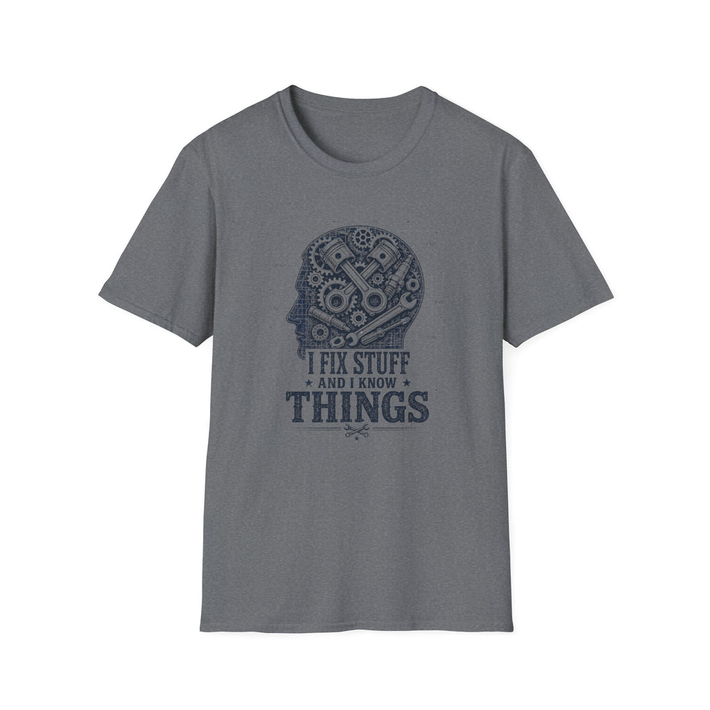 I Know Things Blueprint T-Shirt