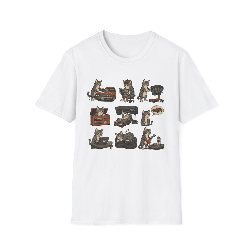 Mechanic Cat T-Shirt