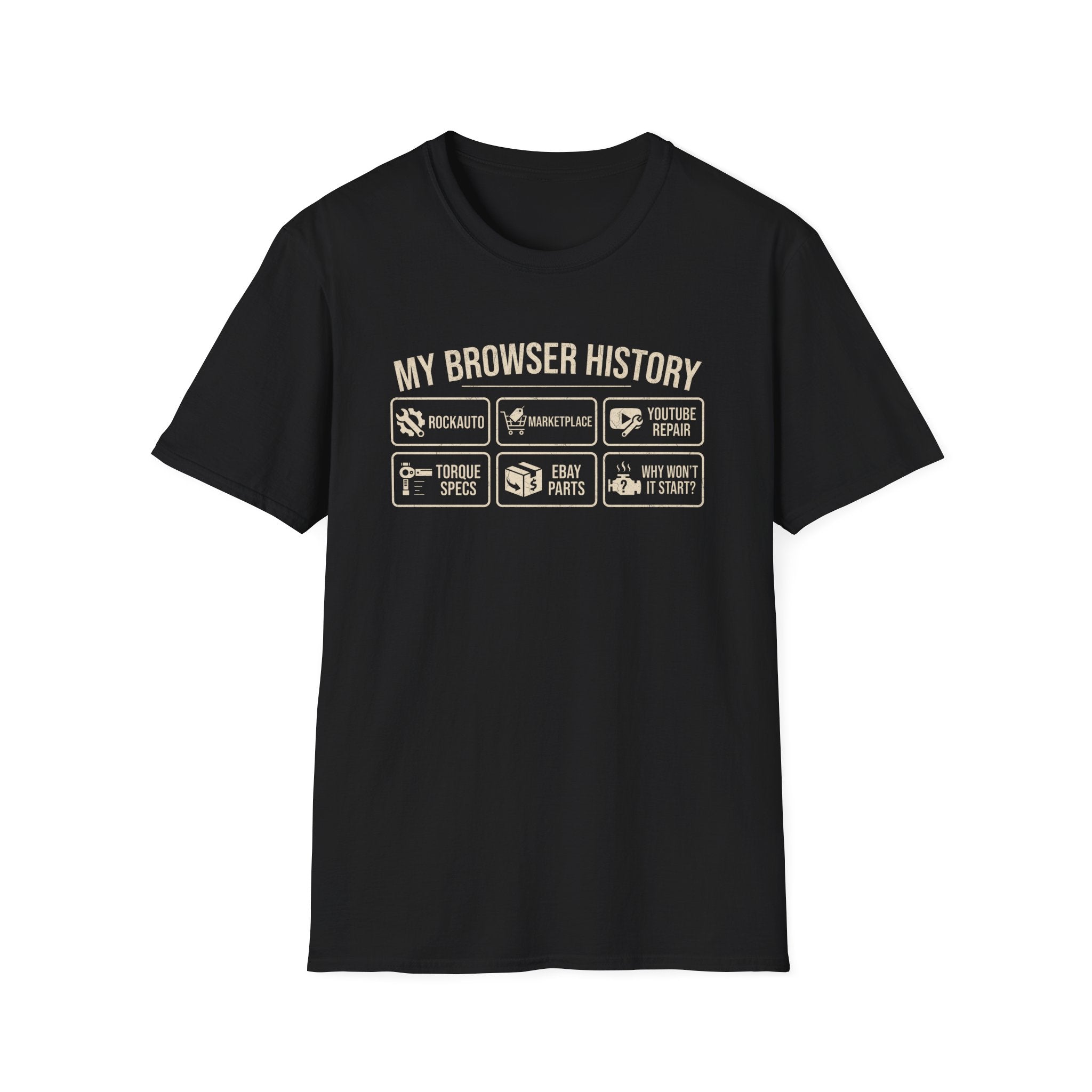 Browser History T-Shirt