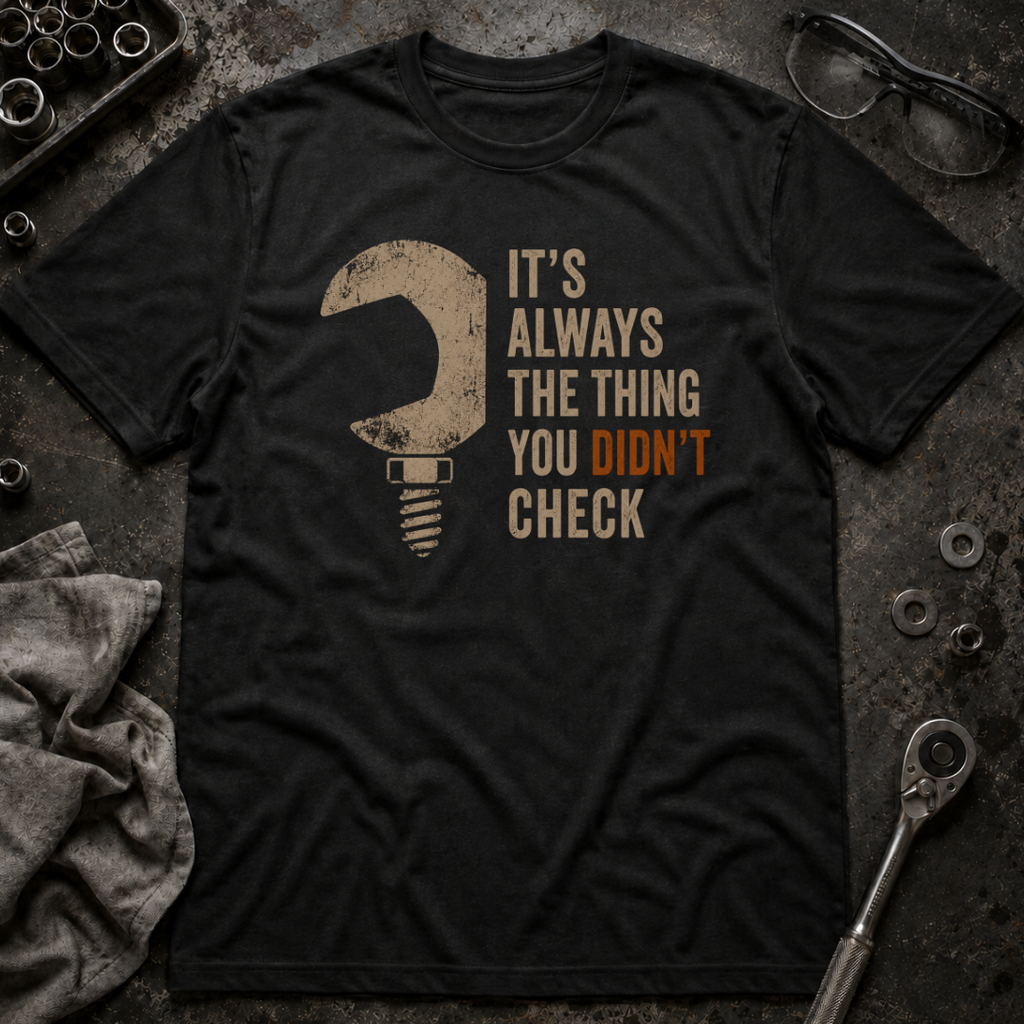 Didn't Check T-Shirt