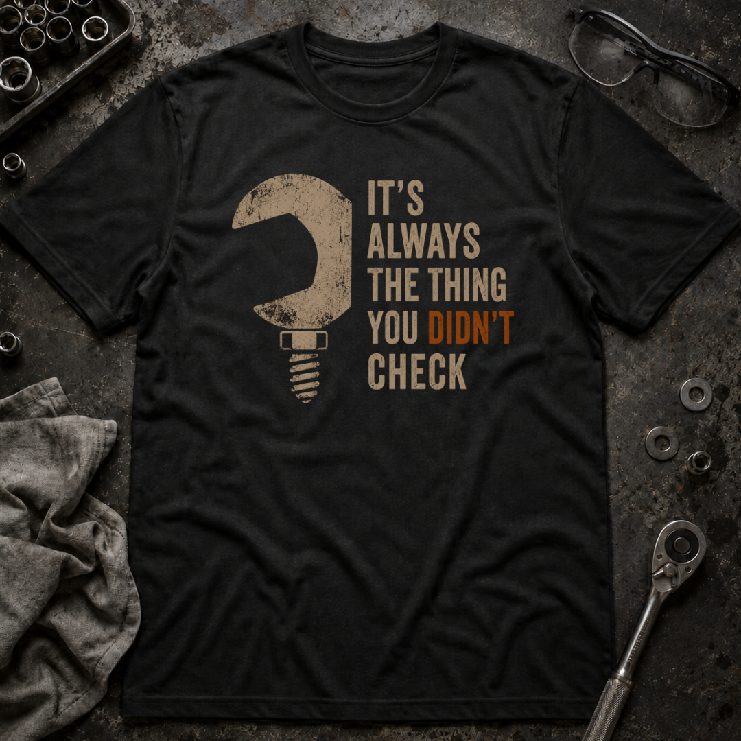 Didn't Check T-Shirt