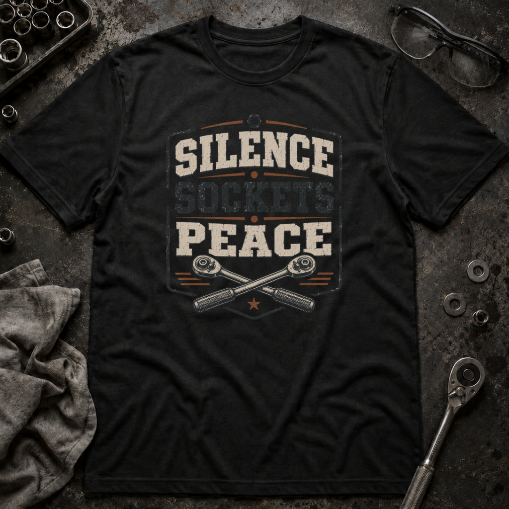 Silence, Sockets, Peace T-Shirt