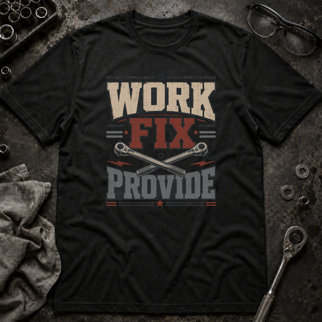 Work, Fix, Provide T-Shirt