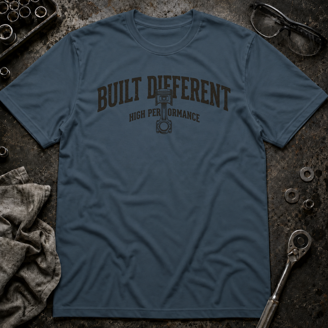 Built Different Piston T-Shirt