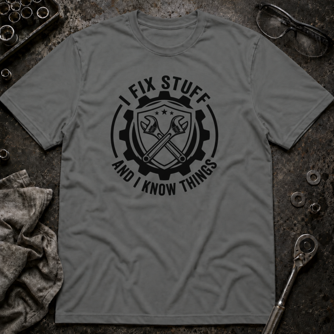 I Fix Stuff and Know Things T-Shirt