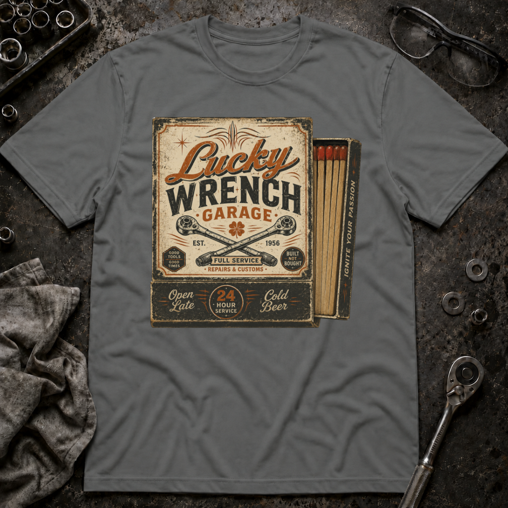 Lucky Wrench Garage T-Shirt
