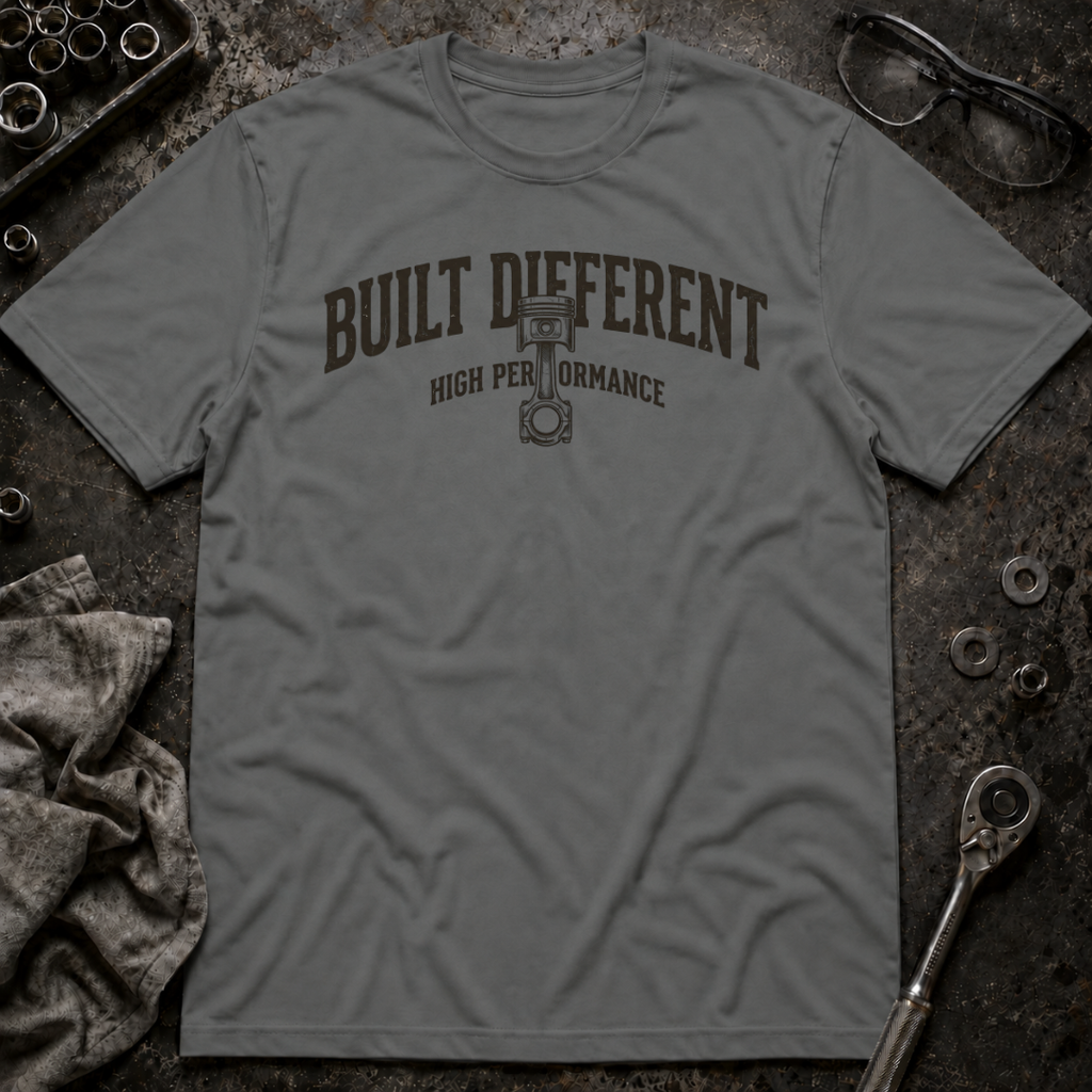 Built Different Piston T-Shirt