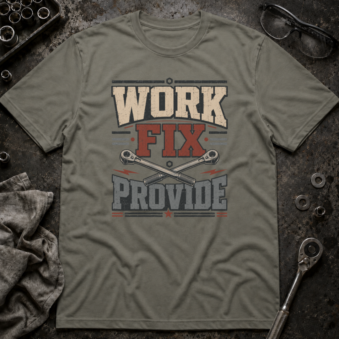 Work, Fix, Provide T-Shirt
