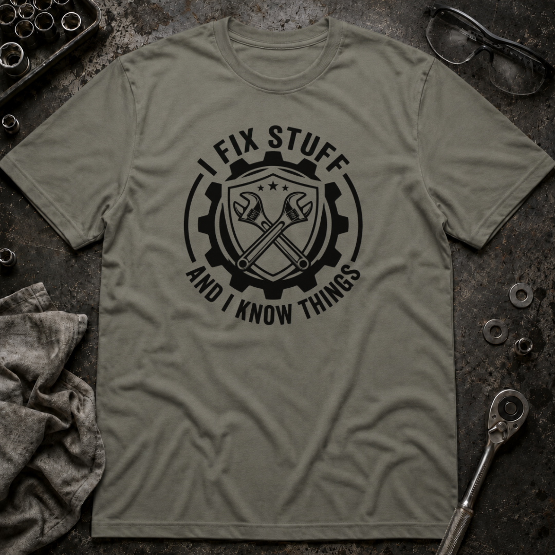 I Fix Stuff and Know Things T-Shirt
