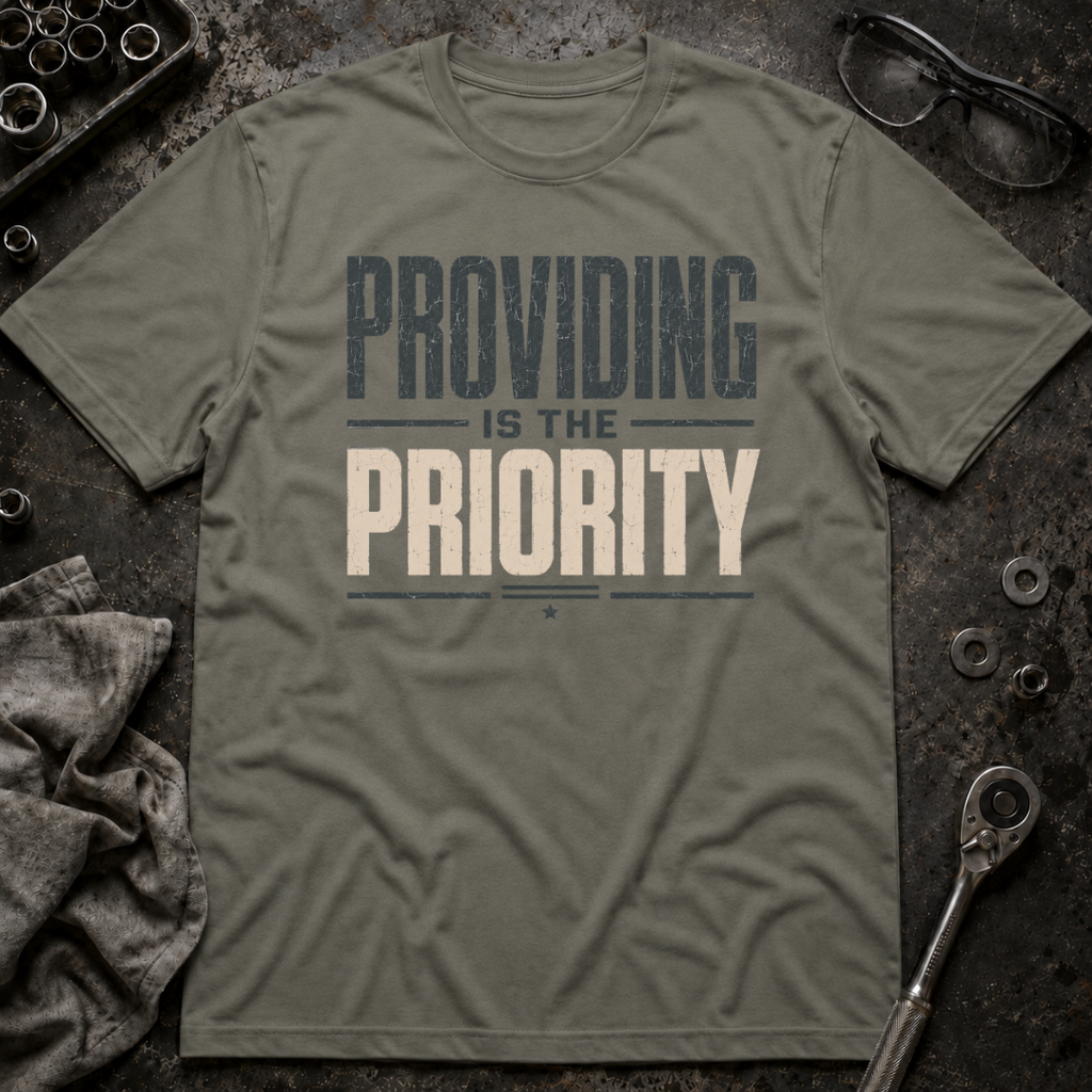 Providing is the Priority T-Shirt