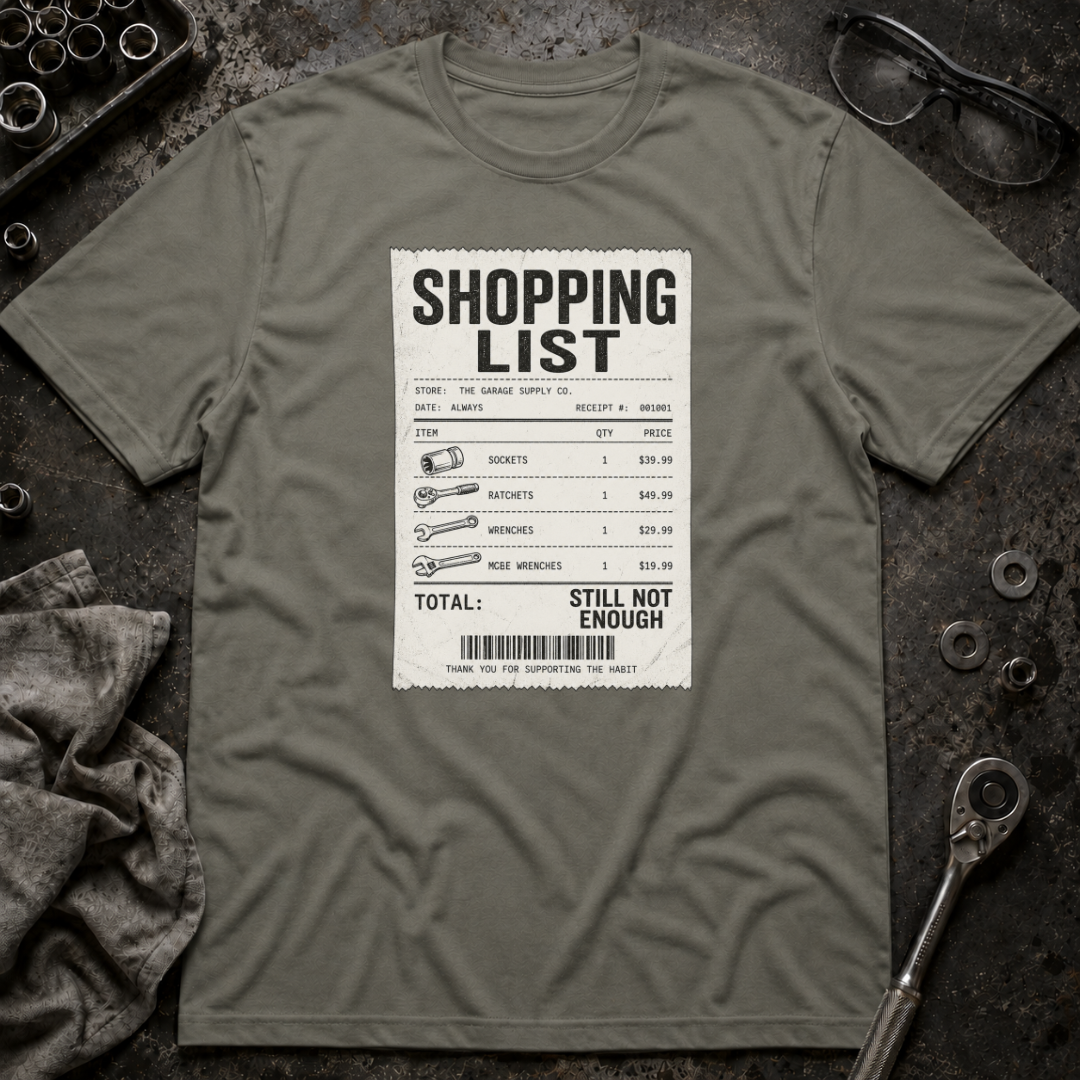 Shopping List T-Shirt
