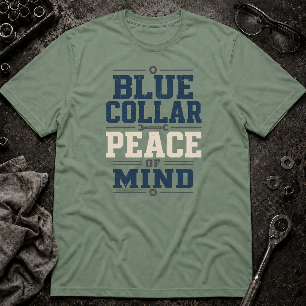 Blue Collar Peace of Mind T-Shirt