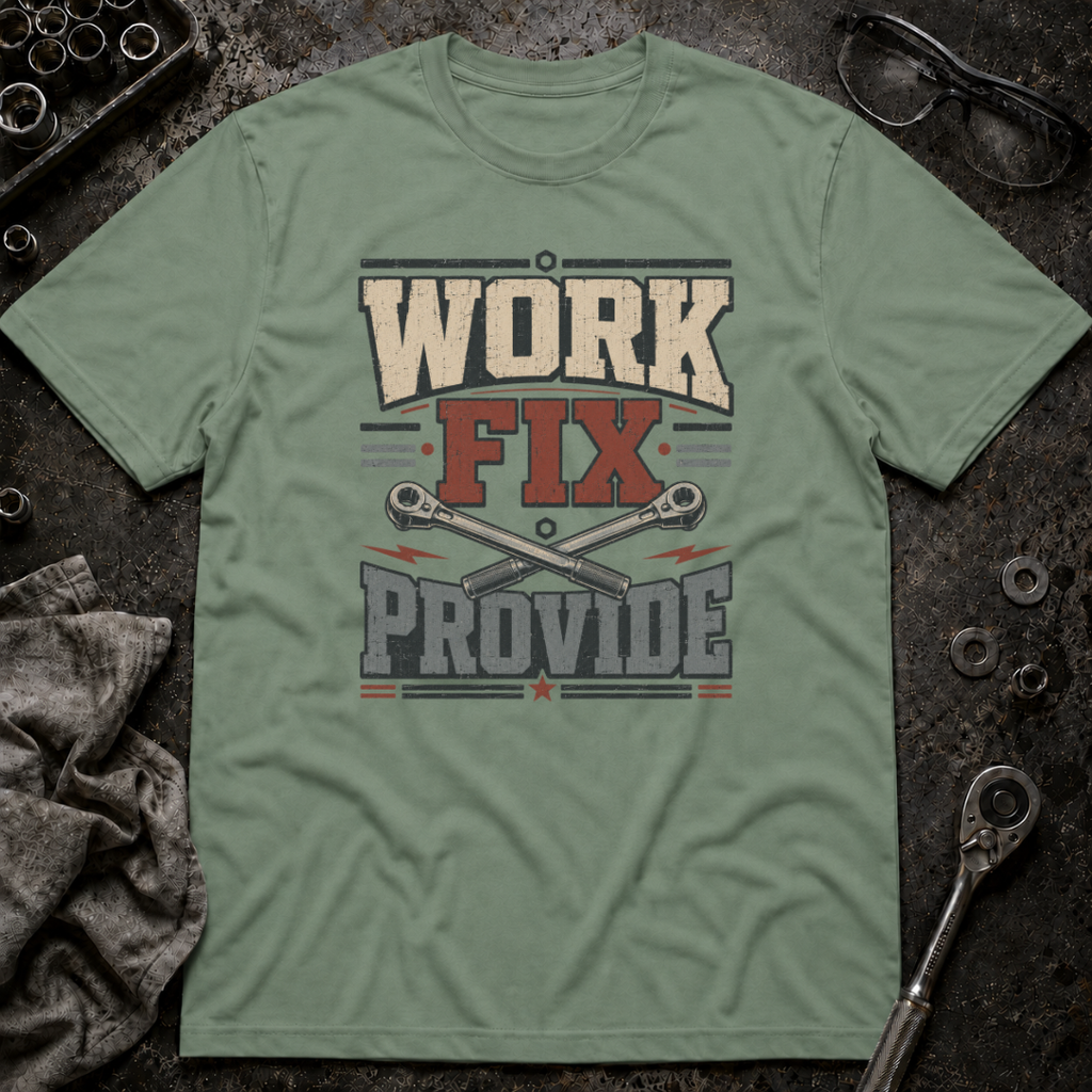 Work, Fix, Provide T-Shirt