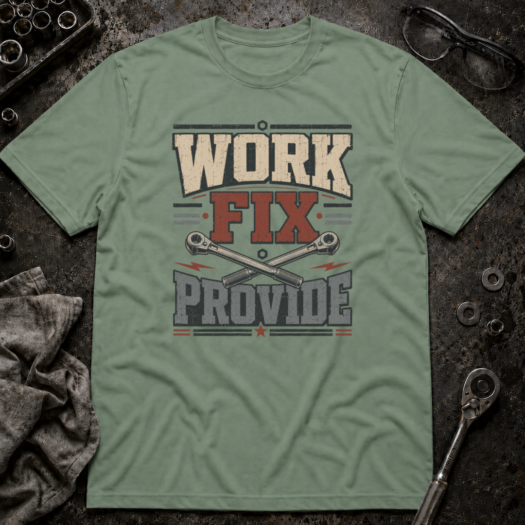 Work, Fix, Provide T-Shirt