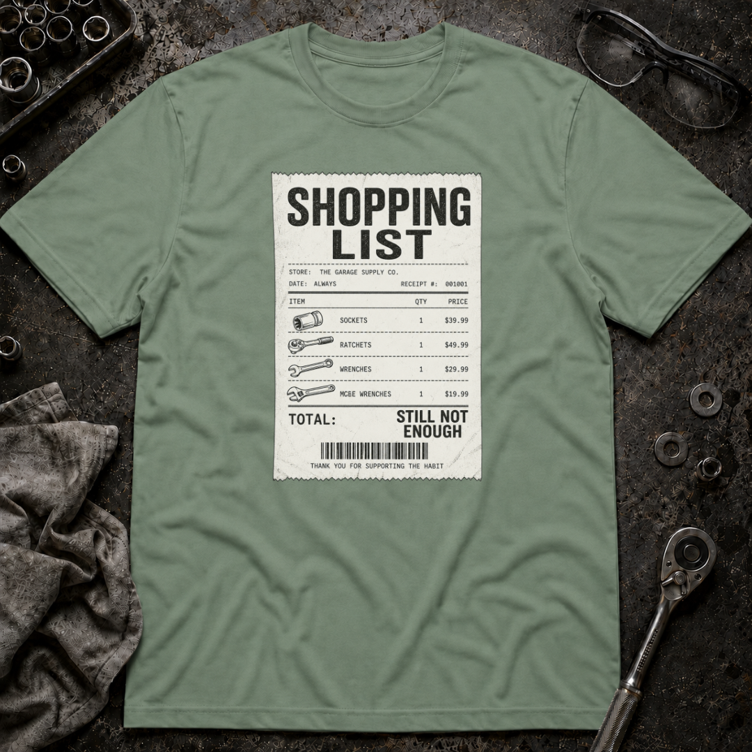 Shopping List T-Shirt