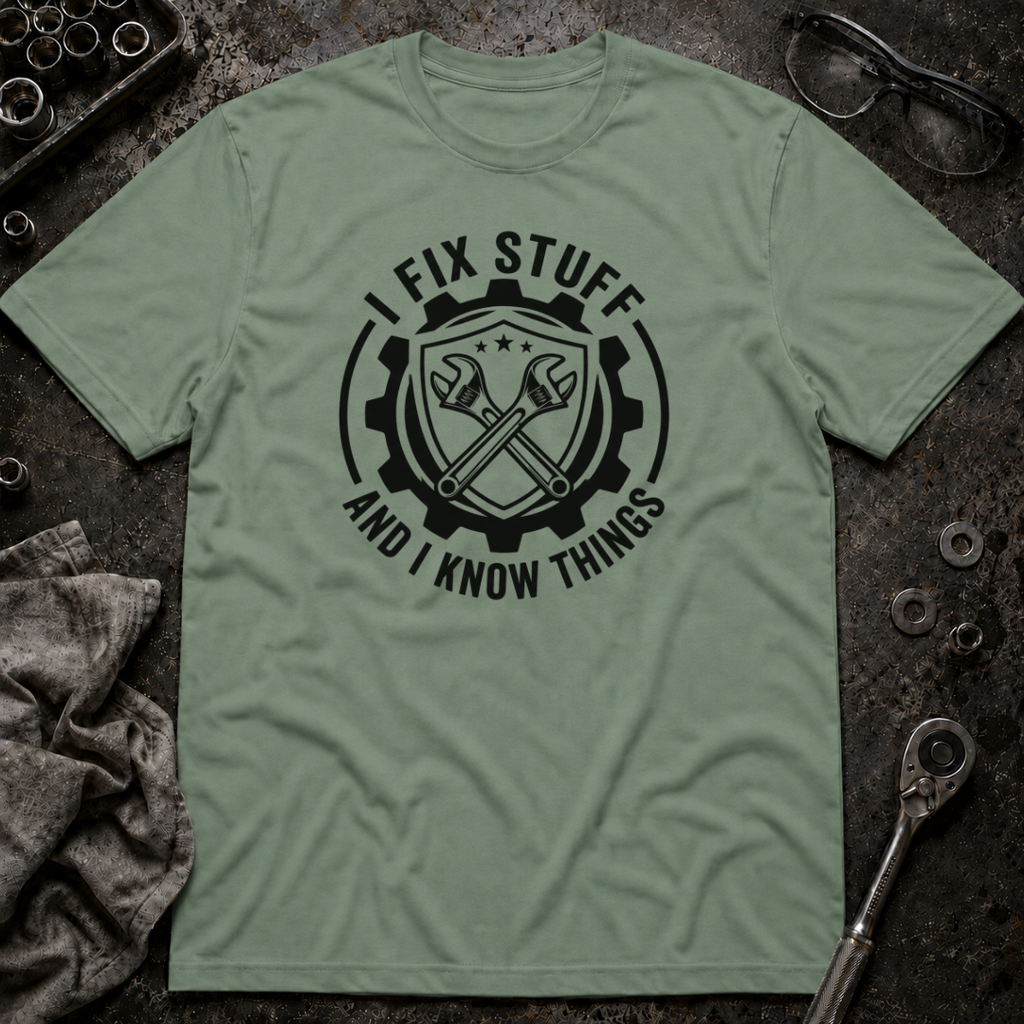 I Fix Stuff and Know Things T-Shirt