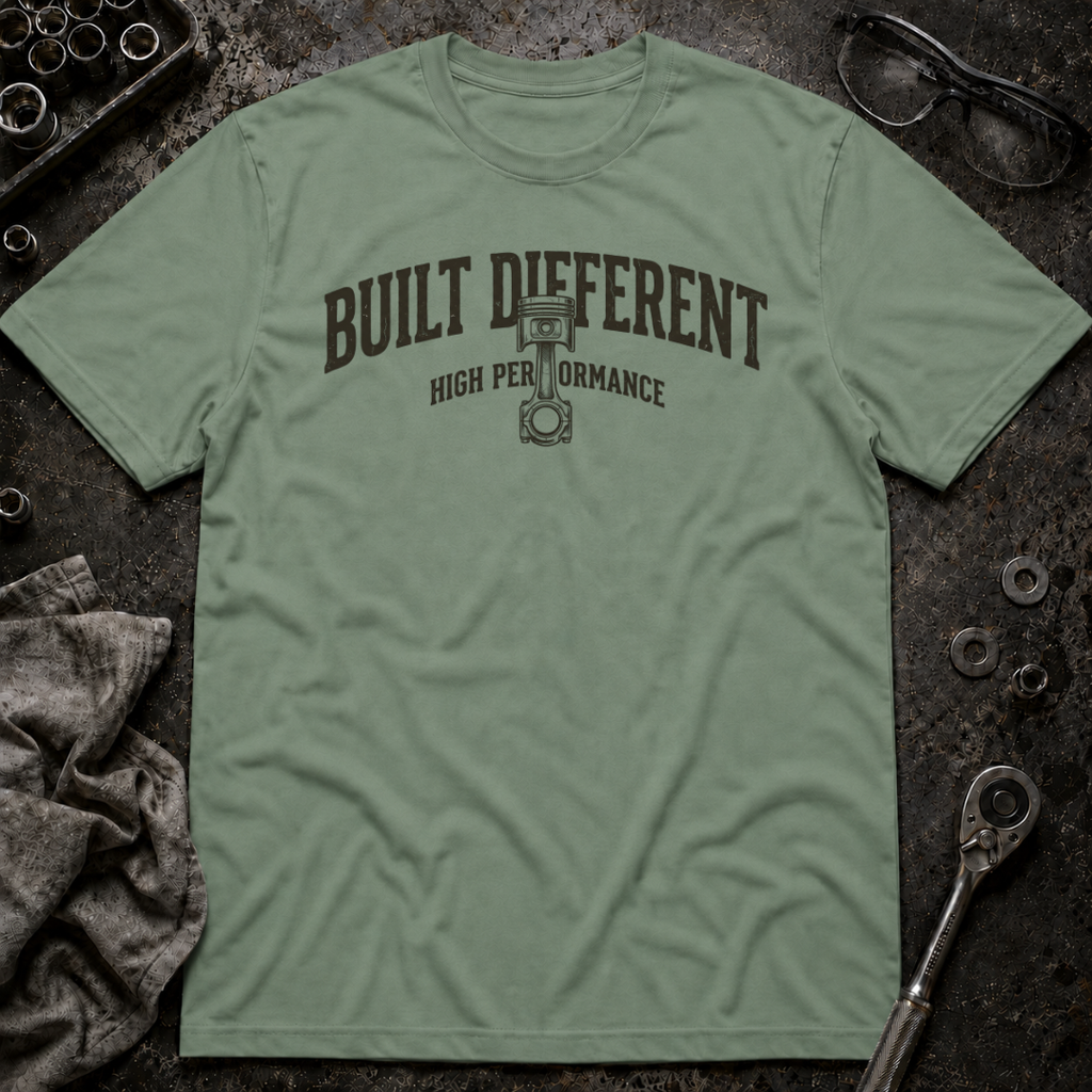 Built Different Piston T-Shirt
