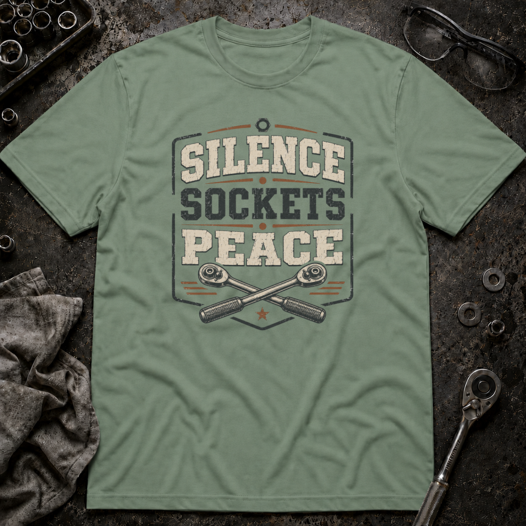 Silence, Sockets, Peace T-Shirt