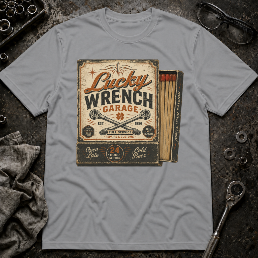 Lucky Wrench Garage T-Shirt