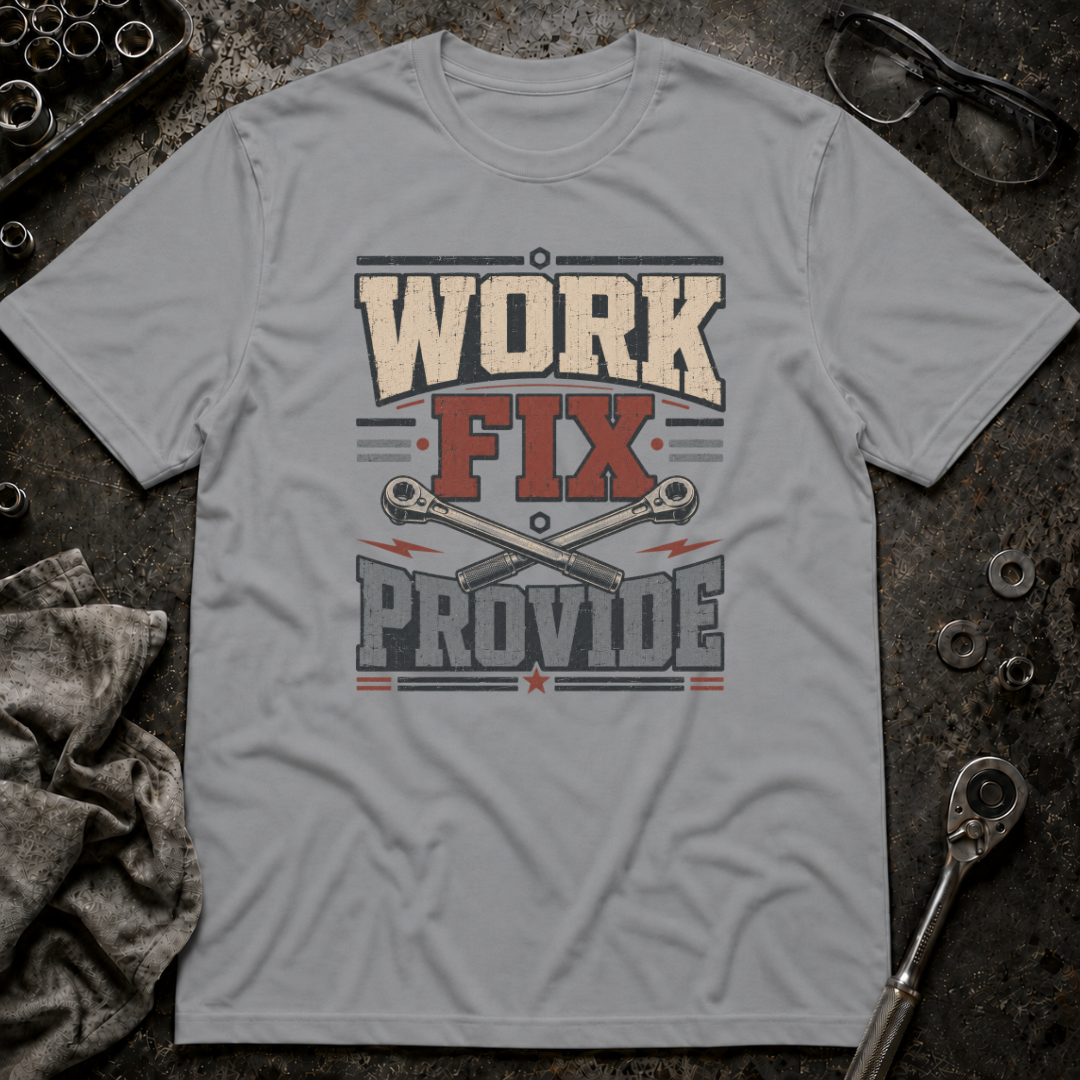Work, Fix, Provide T-Shirt