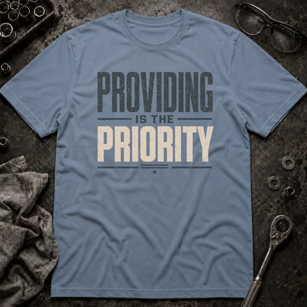 Providing is the Priority T-Shirt