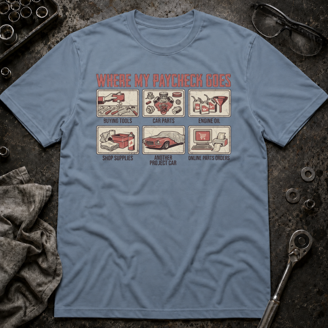 Paycheck Goes T-Shirt