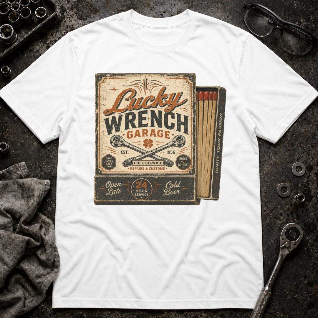 Lucky Wrench Garage T-Shirt