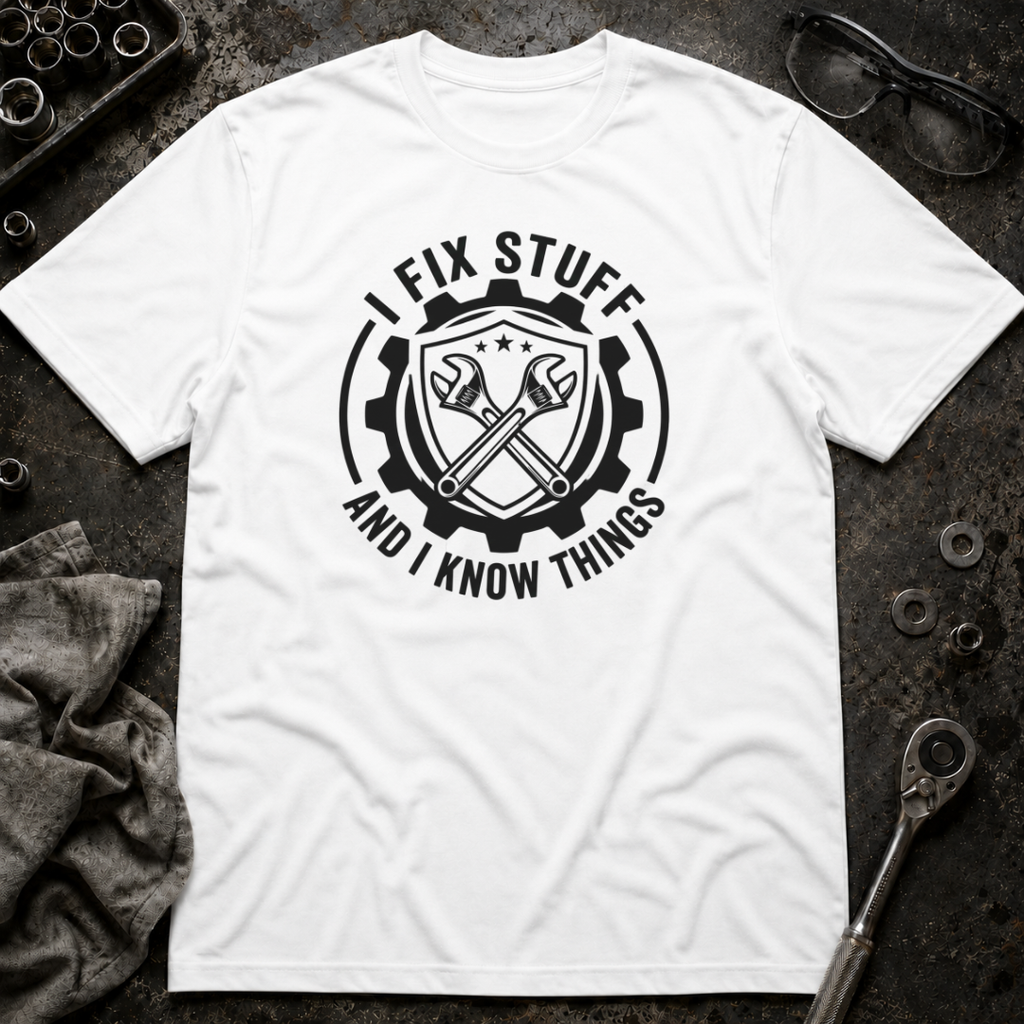 I Fix Stuff and Know Things T-Shirt