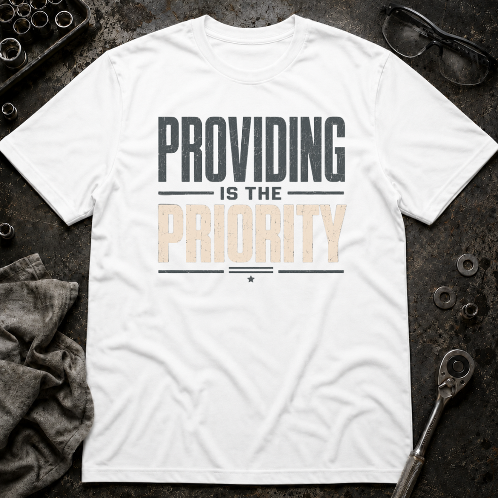 Providing is the Priority T-Shirt