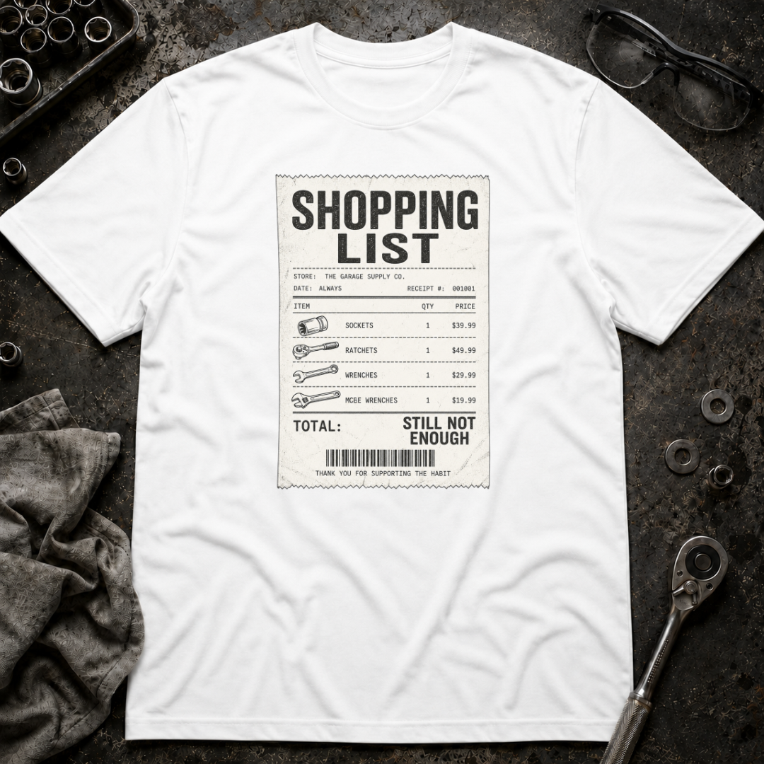 Shopping List T-Shirt