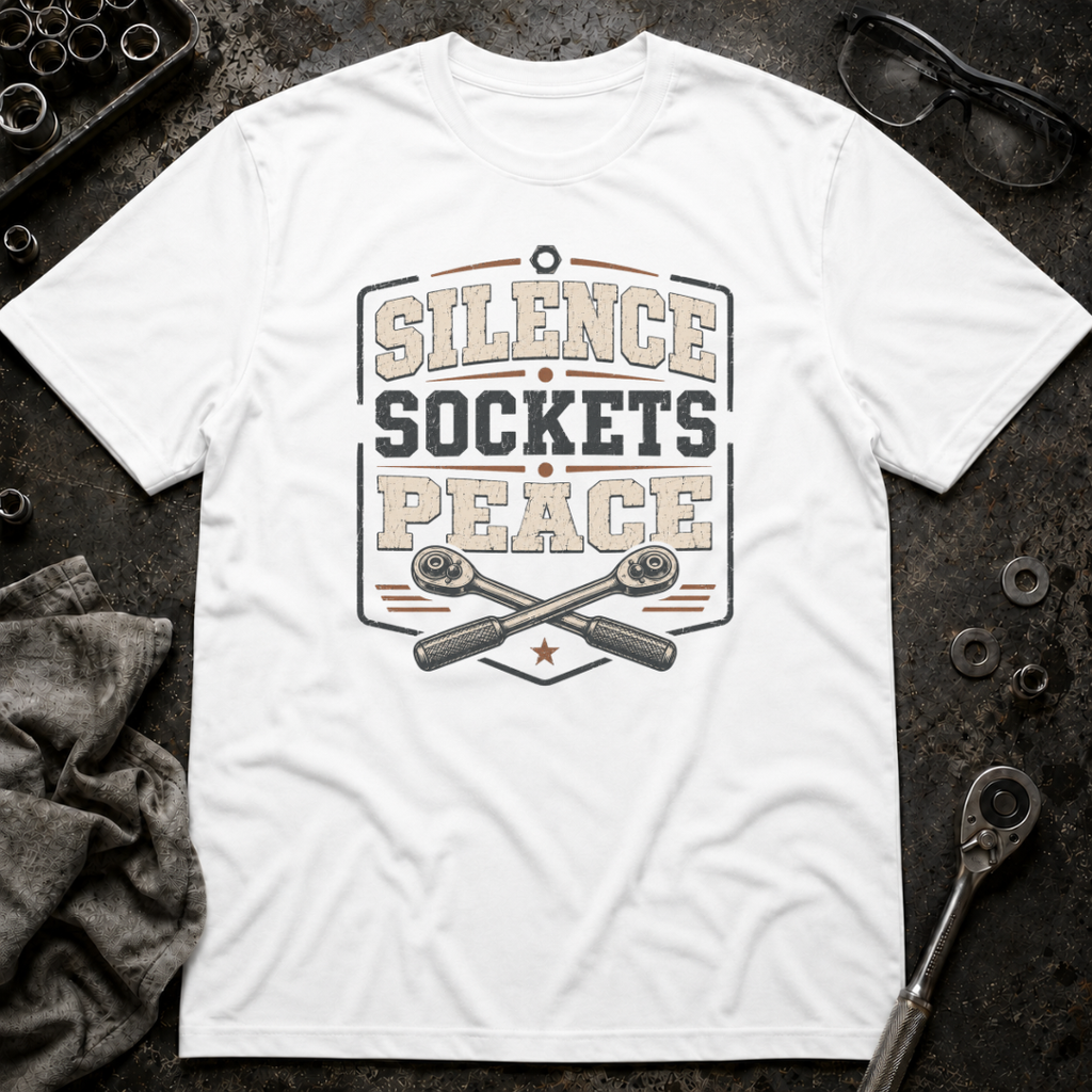 Silence, Sockets, Peace T-Shirt